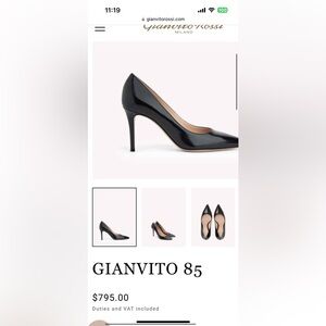 Patent leather beautiful sexy pumps- Gianvito Rossi